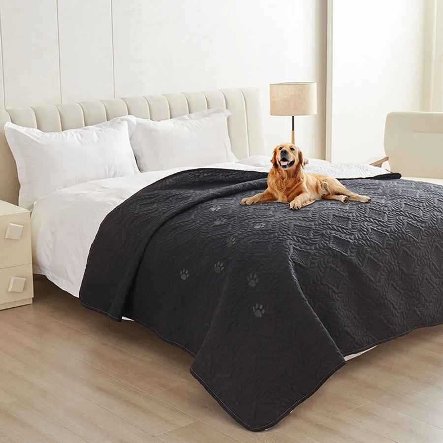 Waterproof Dog Bed Cover Pet Blanket for Furniture Bed Protector Couch Cover for Dogs Cats Dirt-Proof Non-Slip Backing Bedspread