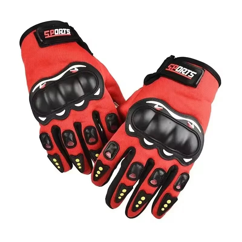 Motorcycle Gloves Men's Motorcycle Gloves Breathable Closed Finger Racing Gloves for Outdoor Sports Crossbike Riding