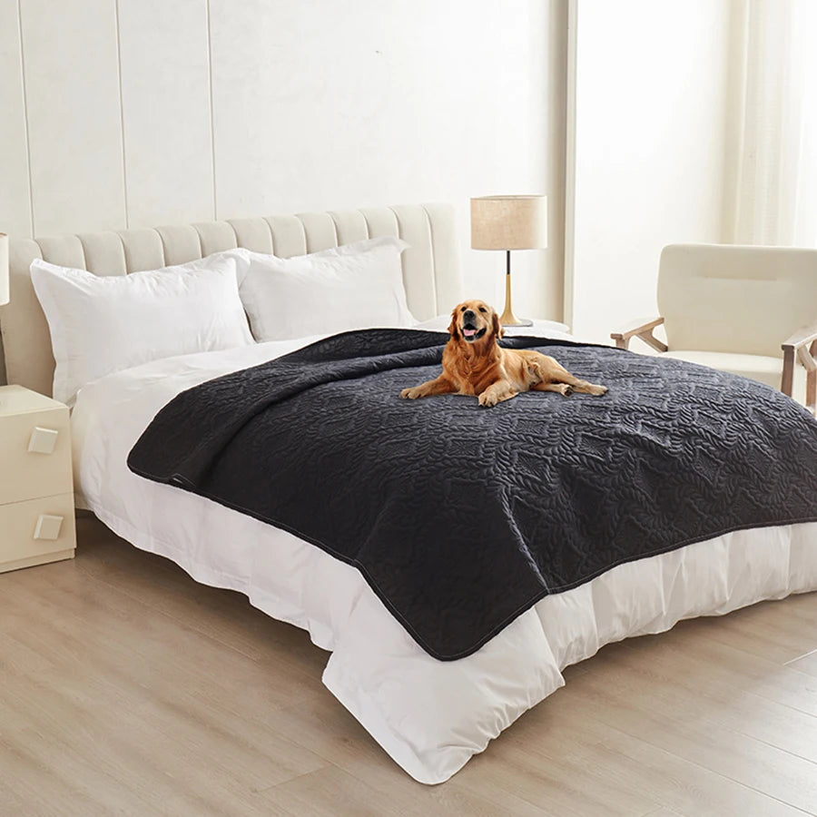 Waterproof Dog Bed Cover Pet Blanket for Furniture Bed Protector Couch Cover for Dogs Cats Dirt-Proof Non-Slip Backing Bedspread