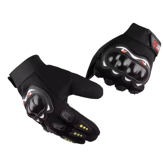 Motorcycle Gloves Men's Motorcycle Gloves Breathable Closed Finger Racing Gloves for Outdoor Sports Crossbike Riding