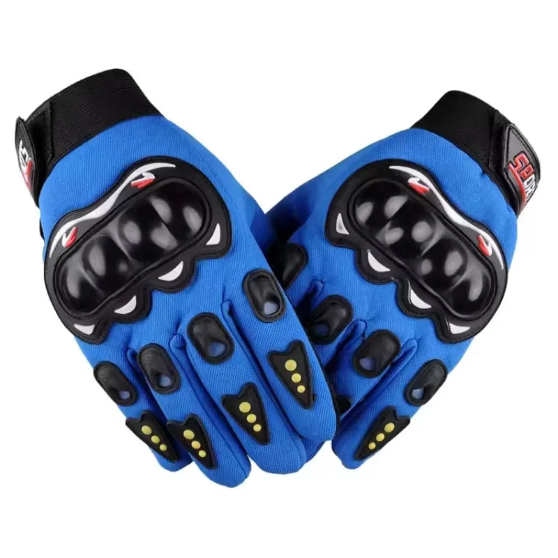 Motorcycle Gloves Men's Motorcycle Gloves Breathable Closed Finger Racing Gloves for Outdoor Sports Crossbike Riding