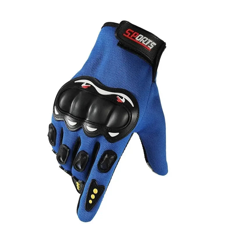 Motorcycle Gloves Men's Motorcycle Gloves Breathable Closed Finger Racing Gloves for Outdoor Sports Crossbike Riding
